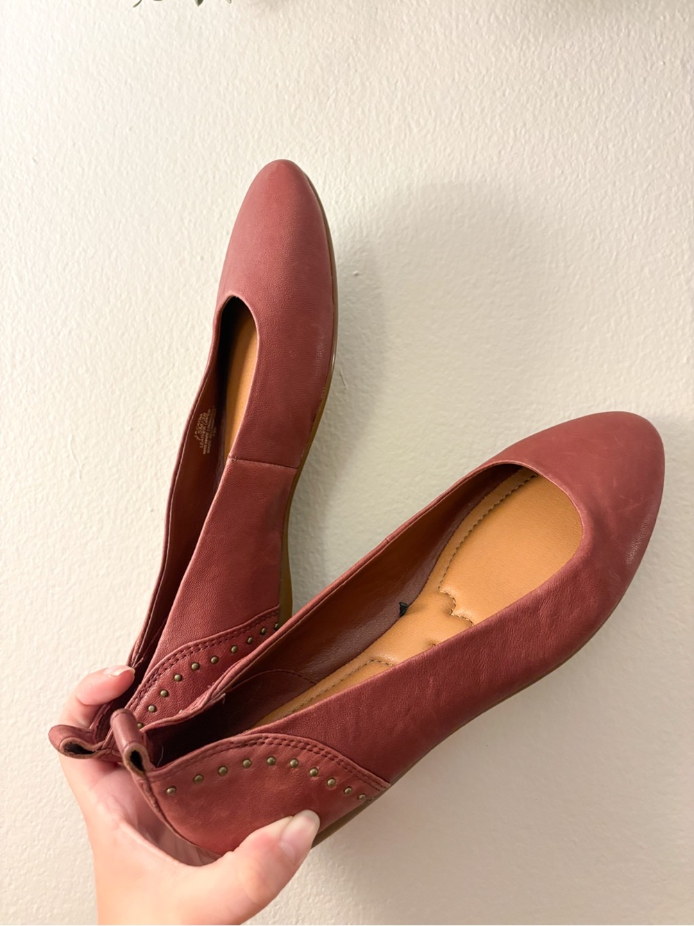 Lucky Brand Women's Ballet Flats in Mauve